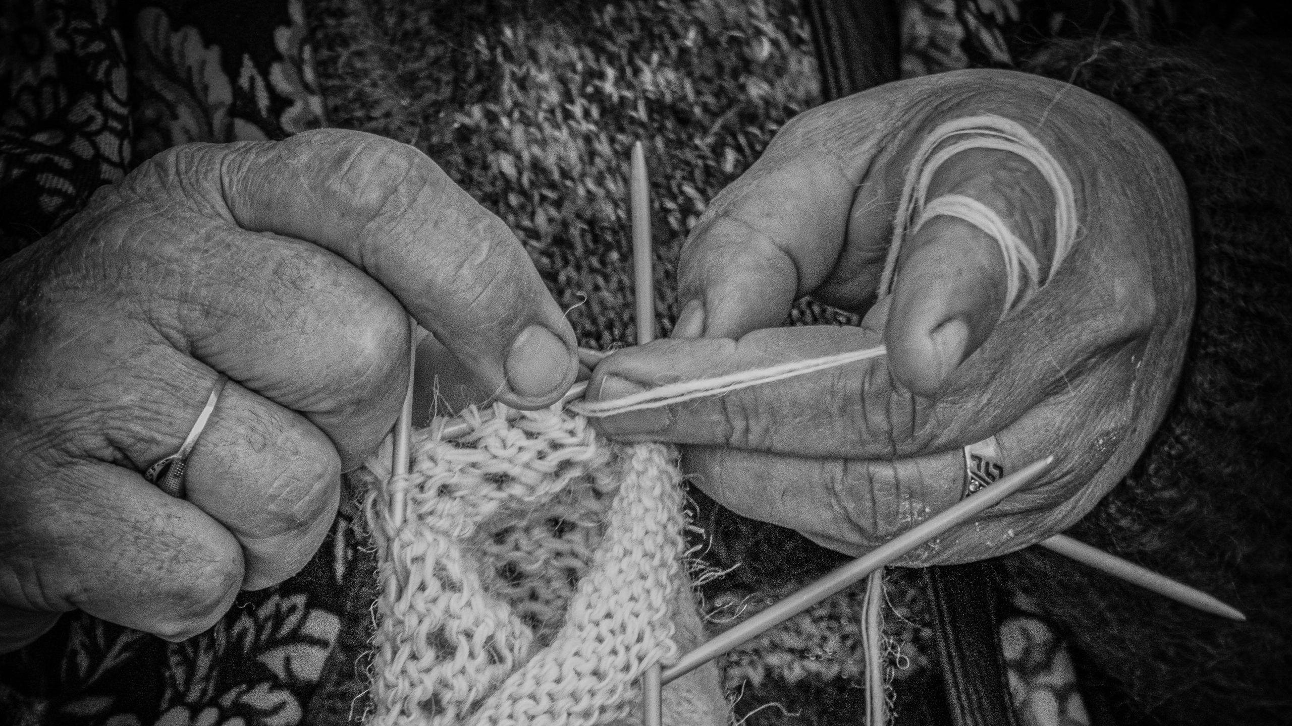 creative caregiver knitting